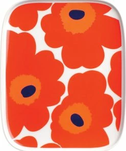 Marimekko Unikko Tallerken 15x12 Cm
