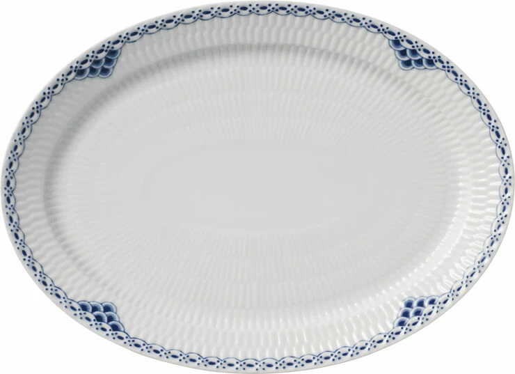 Royal Copenhagen Prinsesse 28 C. Oval Tallerken