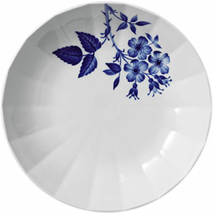 Royal Copenhagen Blomst 24 Cm. Dyb Tallerken - Rose