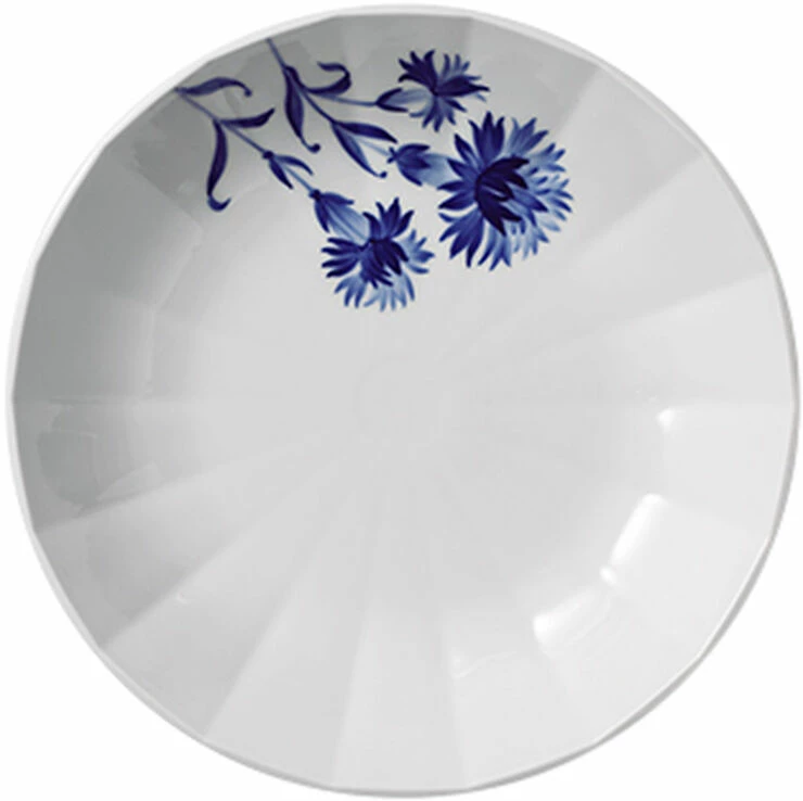 Royal Copenhagen Blomst 24 Cm. Dyb Tallerken - Nellike