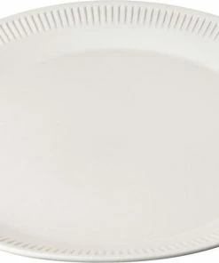 Knabstrup Keramik Knabstrup, Tallerken, Hvid, Ø27 Cm