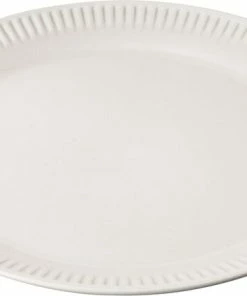 Knabstrup Keramik Knabstrup, Tallerken, Hvid, Ø22 Cm