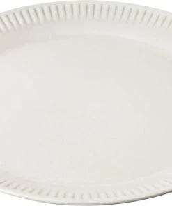 Knabstrup Keramik Knabstrup, Tallerken, Hvid, Ø19 Cm