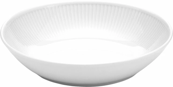 Pillivuyt Plissé Dyb Salat-/pastatallerken 23 Cm