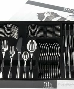 Gense Bestiksæt Steel Line 60 Dele Blank Stål