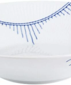 Royal Copenhagen Blå Mega Riflet 24 Cm. Dyb Tallerken