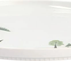 Pillivuyt Tallerken Flad Lige Kant Vinter 26 Cm Hvid Ovnfast Porcelæn