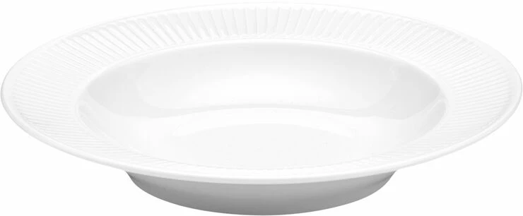 Pillivuyt Plissé Dyb Tallerken 22 Cm.
