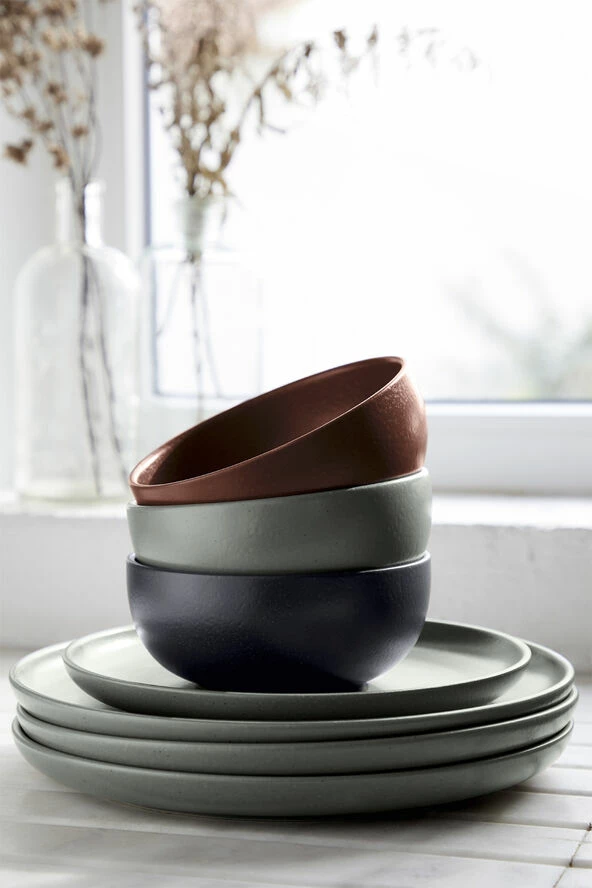 Casafina Tallerken Flad Pacifica 27 Cm Seed Grey Keramik - Billede 4