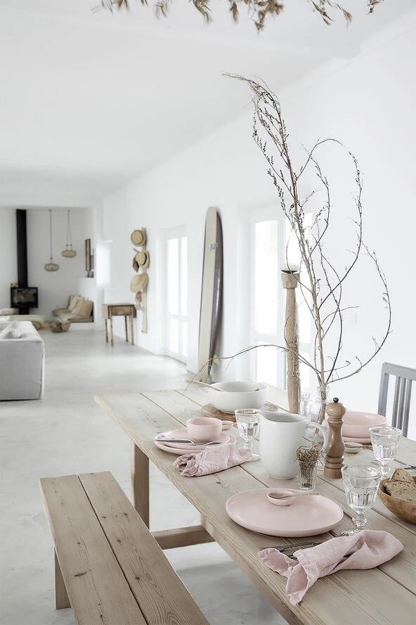 Casafina Tallerken Flad Pacifica 23 Cm Marshmallow Keramik - Billede 2