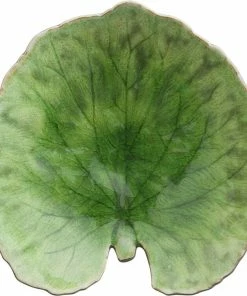 Costa Nova Riviera Tallerken åkandeblad Grøn