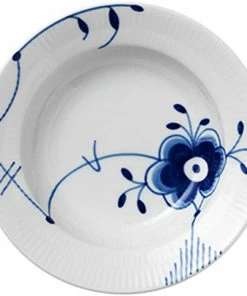 Royal Copenhagen Blå Mega 17 Cm. Dyb Tallerken