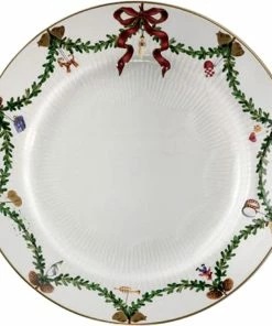 Royal Copenhagen Stjerne Riflet Jul 27 Cm. Tallerken