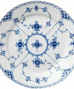 Royal Copenhagen Musselmalet Halvblonde 19 Cm. Tallerken