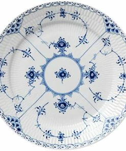 Royal Copenhagen Musselmalet Halvblonde 25 Cm. Tallerken