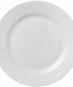 Royal Copenhagen Hvid Elements 22 Cm. Tallerken