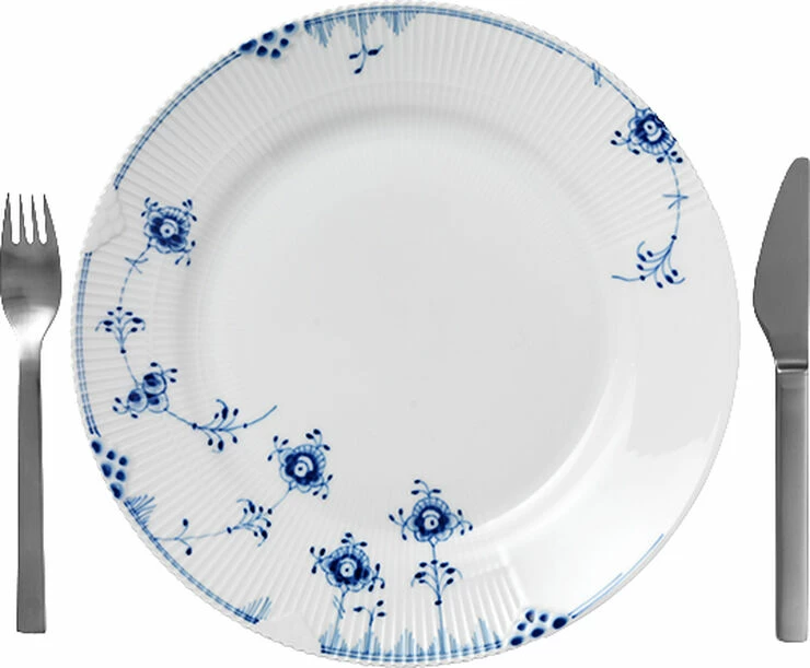 Royal Copenhagen Blå Elements 28 Cm. Tallerken - Billede 2