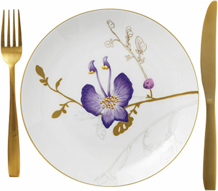 Royal Copenhagen Flora 22 Cm. Tallerken - Stedmoder - Billede 2