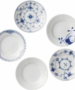 Royal Copenhagen Gift With History Mix Tallerkener 11 Cm. 5pk.