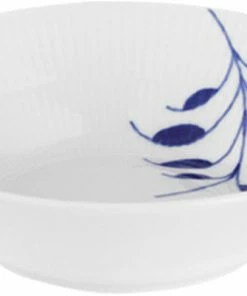 Royal Copenhagen Blå Mega Riflet 17 Cm. Dyb Tallerken