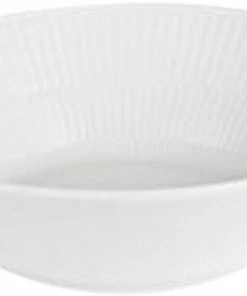 Royal Copenhagen Hvid Riflet 17 Cm. Dyb Tallerken