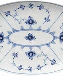 Royal Copenhagen Musselmalet Riflet 23 Cm. Asiette