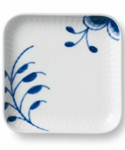 Royal Copenhagen BLÅ MEGA FIRKANTET ASIETTE 9CM