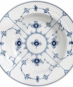 Royal Copenhagen MUSSELMALET DYB TALLERKEN, 17 CM