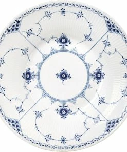 Royal Copenhagen Musselmalet Halvblonde Dyb Tallerken 24 Cm