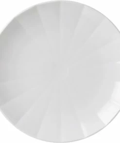 Royal Copenhagen Hvid Facet Tallerken 22 Cm