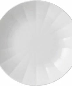 Royal Copenhagen Hvid Facet Dyb Tallerken 24 Cm