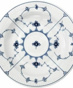 Royal Copenhagen Musselmalet Riflet Dyb Tallerken 27 Cm