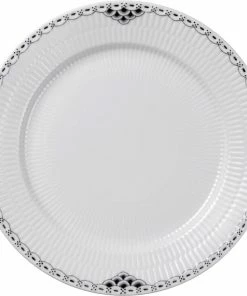 Royal Copenhagen Sort Riflet Blonde Tallerken 27 Cm