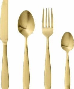 Bloomingville Bestik, Guld, Rustfri Stål Sæt á 4