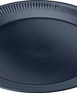 Knabstrup Keramik Knabstrup, Tallerken, Blå, Ø19 Cm