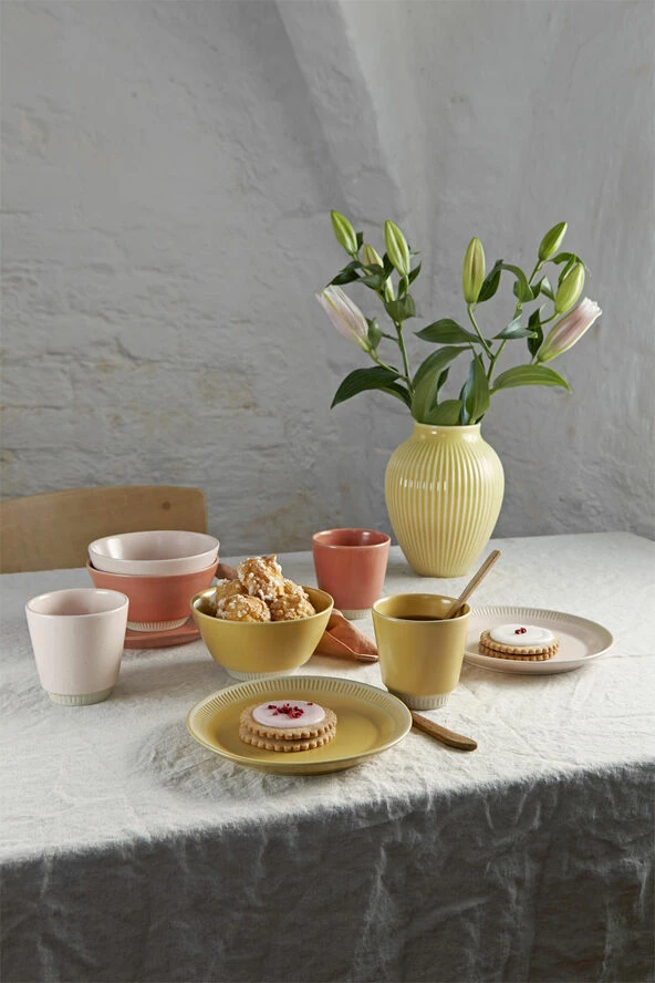 Knabstrup Keramik Knabstrup Colorit, Tallerken, Rosa, Ø19 Cm - Billede 5