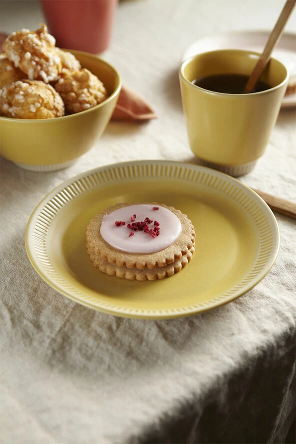 Knabstrup Keramik Knabstrup Colorit, Tallerken, Gul, Ø19 Cm - Billede 5