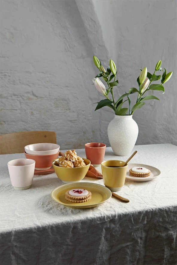 Knabstrup Keramik Knabstrup Colorit, Tallerken, Gul, Ø19 Cm - Billede 8