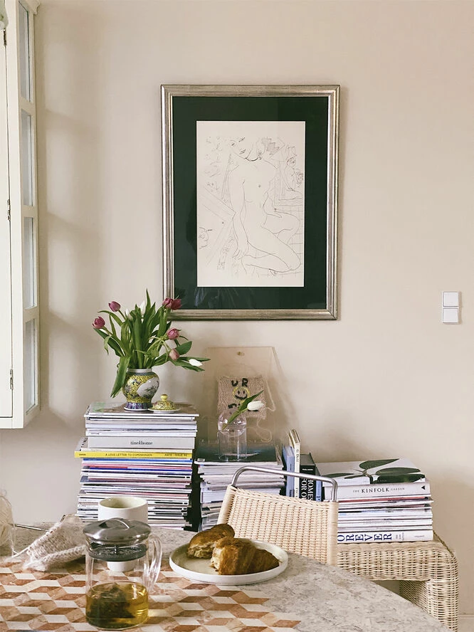 Studio About PLATE, MEDIUM, 2 PCS, CLAY IVORY, GLAZE LIGHT YELLOW, 18515I - Billede 4