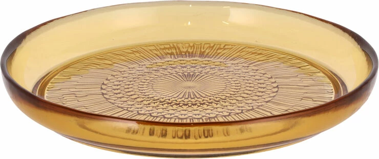 BITZ Glastallerken Kusintha 18 Cm Amber
