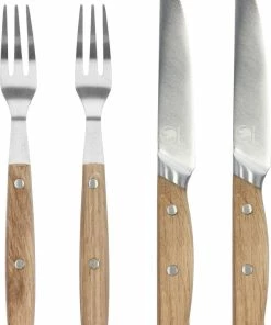 Morsø Bestiksæt Foresta 4 Dele Eg/Rustfrit Stål
