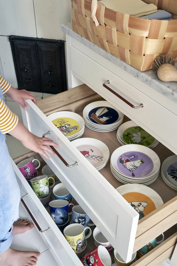 Mumi By Arabia Mumi 19 Cm Tallerken Misabel - Billede 2