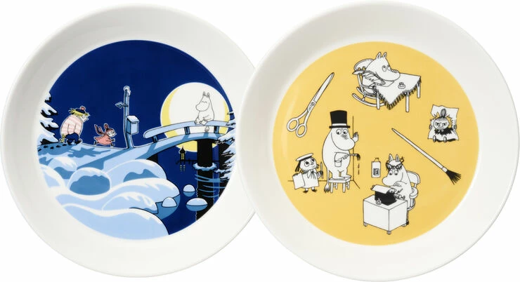 Iittala Mumi Tallerken Sæt 19cm Kontor & Vinternat