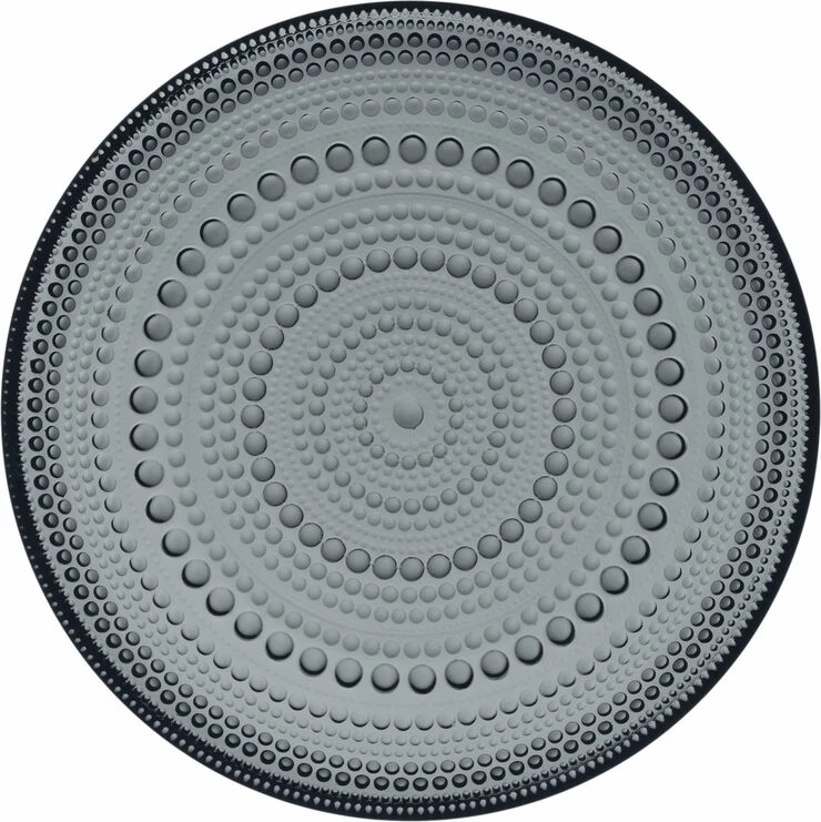 Iittala Kastehelmi 17cm Tallerken Mørkegrå