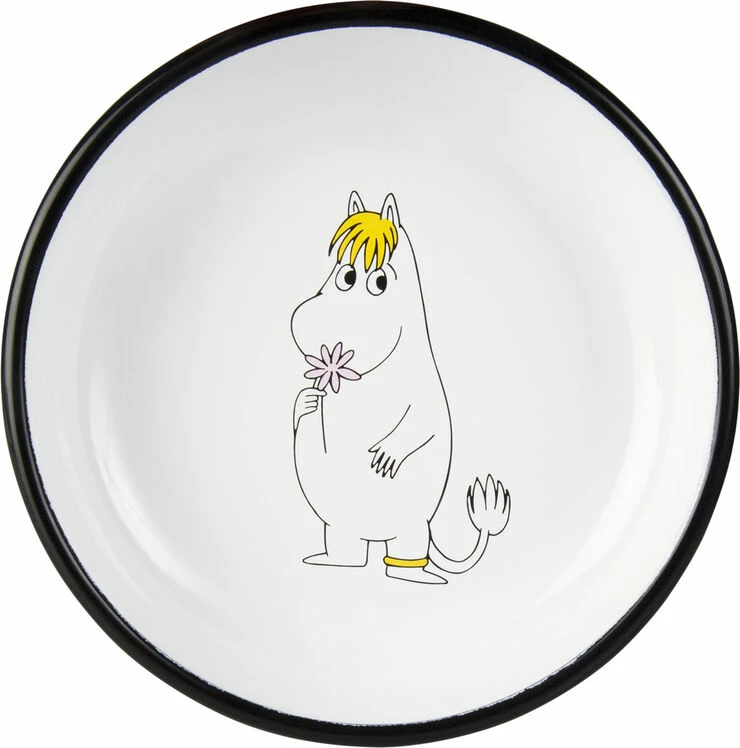 Muurla - Mumitroldene Emaljetallerken 18 Cm - Snorkfrøkenen