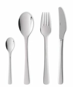 Gense Steel Line Bestiksæt 16 Dele Blank